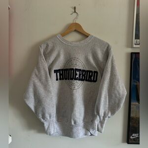 Thunderbird Vintage Champion Reverse Weave Crewneck 🏫